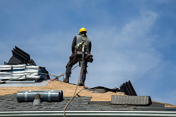 Professional Metal Roofing technician working in Bath, PA